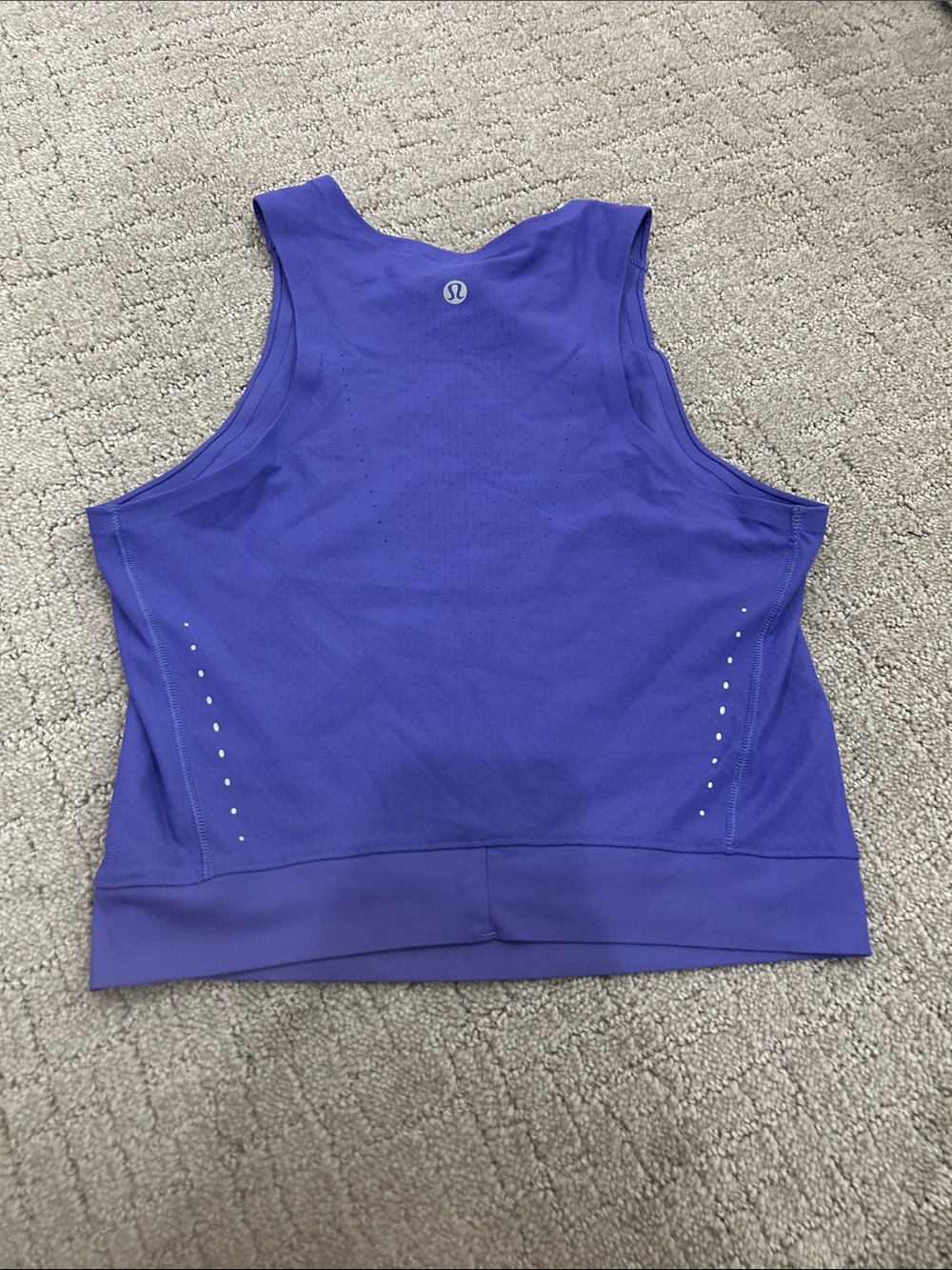 Women’s Sleeveless Tank Top in Vibrant Purple - Picture 2 of 3